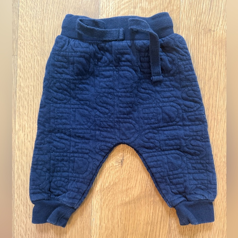 SEED HERITAGE Navy Quilted Baby Pants